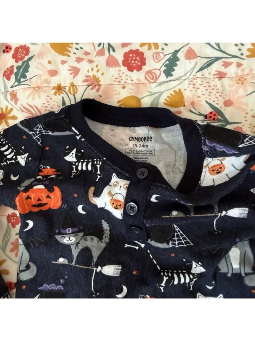 Baby boy Halloween pajama bodysuit bundle 18-24 months